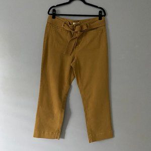NWT LOFT Tie-waist Chino Pants